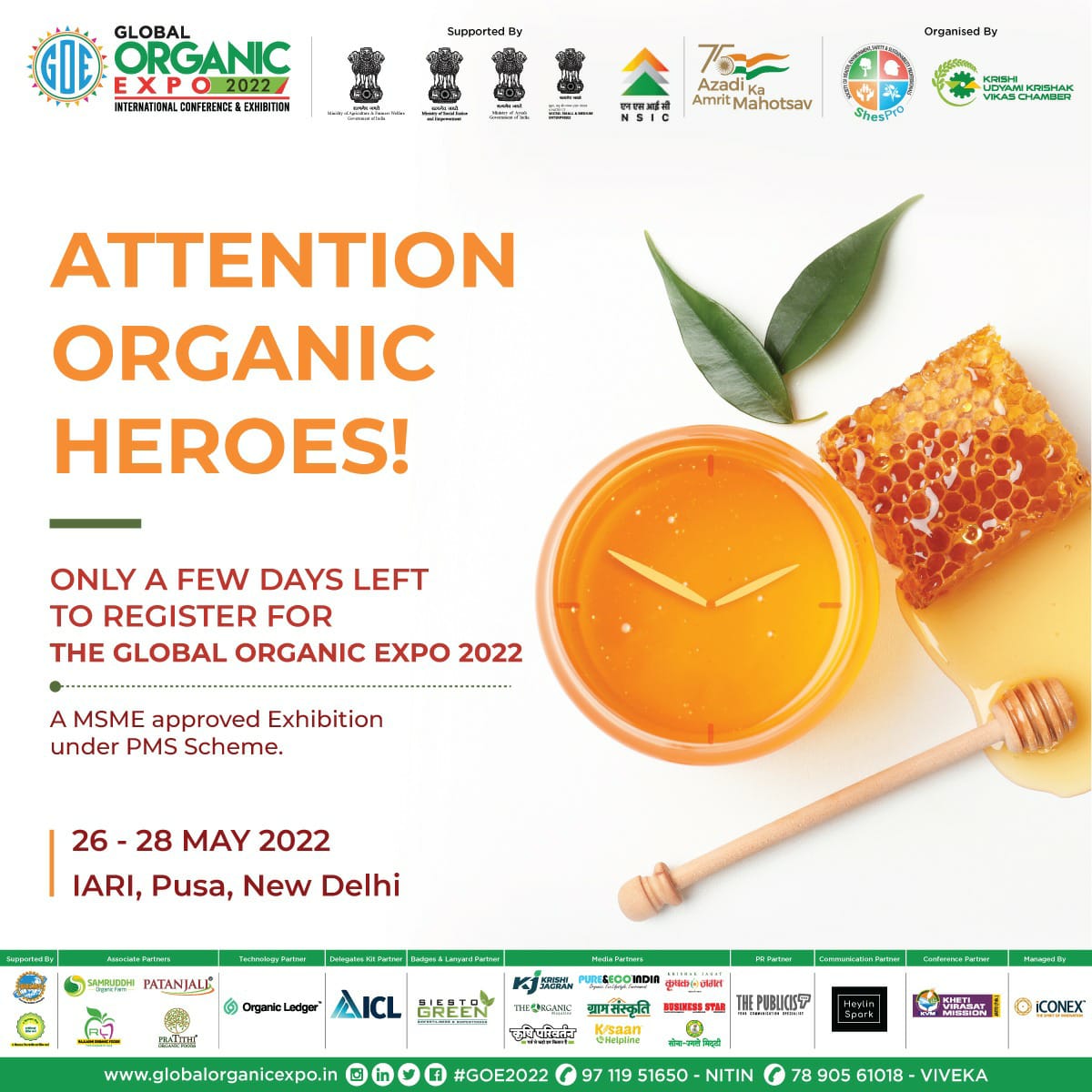 Global Organic Expo 2022 will bring Organic Revolution in India HBW