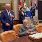 Modi applauds the US-India ‘mega partnership’ during his meeting with Trump